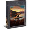 Ulmer Puzzleschmiede - Puzzle scozzese 1000 pezzi Eilean Donan Castle - Motivo pittoresco puzzle con il castello storico nelle Highlands scozzesi