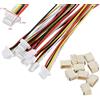 VUNIVERSUM 10 X Premium 4Pin 1.0 SH 1,0 mm Micro JST maschio con cavo in PVC da 15 cm 28 AWG + presa allentata JST-SH Mini modellismo fai da te