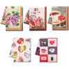 TanYiYi Strofinacci Cucina Cotone-Set di 5 Asciugamani Da Cucina Per Vacanze Decorativi,Asciugapiatti Super Morbidi E Assorbenti,Strofinacci Da Tè E Asciugamani Da Bar,40x55 CM-Tazze da caffè