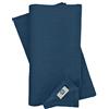 Linen & Cotton Tovaglioli di Stoffa Colorati Hygge Set di 4 - 100% Lino, Blu Scuro (32 x 32 cm) Tovaglioli da Tavola per Cucina Tavolo da Pranzo Tovaglioli Natalizi per Feste Ristorante Tessuto