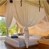 UB-STORE Tenda da Letto 100% Cotone per Letto Matrimoniale e King Size | Zanzariera Artigianale di Lusso con Tende da Camera | Reticolo Decorativo a Forma Rettangolare con 4 Porte per Casa