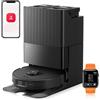 roborock Qrevo Edge S5A Robot Aspirapolvere e Lavapavimenti 17,000 Pa, zero grovigli, spazzola principale DuoDivide, spazzola laterale FlexiArm e Mocio, lavaggio ad acqua calda e autopulizia Nero