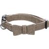 Flamingo Cane Collare con Fiocco Herbert Marrone Chiaro M 35-50cm 20mm