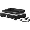Campingaz Plancha Electric 1 XD | Barbecue Elettrico Indoor & Outdoor con Copertura | Piastra Plancha-Teppanyaki | Barbecue da Balcone Portatile| Rivestimento Antiaderente | Ghisa |2500 W