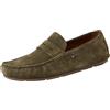 Tommy Hilfiger Mocassini in Pelle Scamosciata Uomo, Verde (Army Green), 44