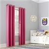Sun Zero Tenda oscurante per camera da letto dei bambini, in poliestere, rosa acceso, 101,6 x 241,3 cm (larghezza x lunghezza), confezione da 1