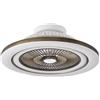 Brightium Ventilatore DC 72 W 5 pale 22 x 58 x 58 cm 6 velocità Telecomando Timer Regolatore Intensità Illuminazione 6120 lm - Ideale per casa e ufficio.