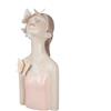 Casablanca modernes Design Casablanca Figura Lady Butterfly - Altezza 60 cm - Resina - Rosa lucido/Bianco - Motivo farfalla - Decorazione - Scultura - Donna - Statua - Accessori per la casa - Idee regalo