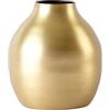 JOTEX GUNNEBO Vaso in metallo con forma arrotondata, ottone, altezza 10 cm