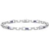 Zancan Bracciale Zancan Uomo insigna color in Argento ESB320-BL insigna color