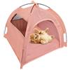Kapler Tenda Tipi per animali domestici - Tenda per cani rimovibile e lavabile con cuscino per cani e gatti 50 x 50 x 45 cm