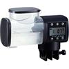 Lidzopas Alimentatore Automatico, Aangiatoia Automatica Acquario, Distributore Automatico Cibo esci,Capacità 100 g di Cibo per Pesci per Acquario Serbatoio per Pesci e Tartarughe
