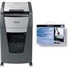 REXEL Optimum Auto Feed+, Distruggidocumenti Automatico, 300 Fogli & Foglio lubrificante per distruggid. 20fg 2101949
