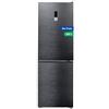 GEDTECH Frigorifero combinato GCB409NFDX congelatore basso 409L (267L + 142L) - No Frost (No Frost) - Dark Inox
