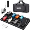 LEKATO Pedalboard per chitarra con borsa, ampio spazio per effetti multipli, scheda effetti per chitarra 55.9 x 27.9 x 7 cm, design durevole e portatile per musicisti