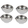 Lurrose 4pezzi Piatti Di Pesatura Acciaio Inossidabile Per Bilancia Elettronica Accessorio Pratico Per Cucina Ristoranti E Pasticcerie