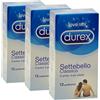 Durex 3 x Durex Settebello classico preservativi 3 x 12 pezzi