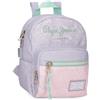 Pepe Jeans Renata Zaino da passeggiata viola 19 x 23 x 8 cm Poliestere 3,5 L by Joumma Bags, Viola, Taglia unica, Zaino da passeggiata