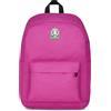 Invicta Zaino Monoscomparto Ollie Solid, Fucsia, Tasca Porta Borraccia, Tasca per PC 14, Zaino Scuola, Ragazza e Ragazzo