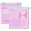 MMCute Blush viola per guance, cipria cipria e cipria, palette opaca per cipria, altamente pigmentata, morbida nebbia, trucco rosso cipria, colore viola