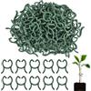 DIELIANHUA 100 PCS Clip per Piante, Clip di Supporto per Piante, 2 * 2.6cm Clip per Piante da Giardino, Clip per Piante Rampicanti, Morsetti per Piante Rampicanti, Clips per Piante per Pomodori