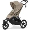 CYBEX Passeggino Gold AVI SPIN, Dalla nascita a circa 4 anni, Max. 111 cm e 22 kg, Passeggino da città, fuoristrada e da jogging, Beige mandorla
