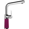 Schock 557000BRY SC-540 Berry - Rubinetto colorato ad alta pressione CRISTADUR con beccuccio fisso