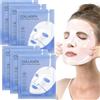 VCTSOF Maschera viso per collagene, collagene, maschera per il viso, maschera per il collagene, maschera per il viso, maschera per la riparazione profonda e l'idratazione, anti-rughe (12 pezzi)