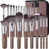 DUcare Pennelli Make Up Professionali Set (Marrone)