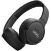 JBL Tune 670NC - Cancellazione adattiva del rumore con cuffie on-ear wireless Smart Ambient, durata della batteria fino a 70 ore con ricarica rapida, design leggero, confortevole e pieghevole (nero)