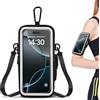 Guzack Fascia da Braccio Sportiva Porta Cellulare Corsa Running Armband Regolabile Borsa da Polso Sport per iPhone 16/15/14/13 12 11 Pro Max Samsung Galaxy S24 Ultra/S23/S22 Accessori da Jogging