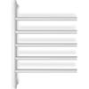 CREATE / Warm Towel Minimal/Portasciugamani Elettrico con Barre girevoli 180° bianco/62,2 x 51,6 cm/Silenzioso, Basso consumo, Materiali Leggeri e Resistenti, 80 W
