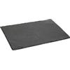 Acan Tradineur - Piatto in ardesia rettangolare, vassoio per ospitalità, servizio e degustazione, canto rustico, tavola in pietra naturale per servire snack - 40 x 30 cm