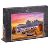 Ulmer Puzzleschmiede - Puzzle Alpe di Siusi - Motivo alpino con l'Alpe di Siusi nelle Dolomiti, Alto Adige, Italia