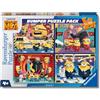 Ravensburger - Despicable Me, Puzzle Bambini 5+ Anni, 4 Puzzle Da 100 Pezzi | Include 4 puzzle da 100 pezzi di Despicable Me, educativi e divertenti, ideali come regalo originale per bambini dai 5 anni.