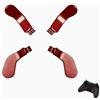 Peixiong 4 Pcs Elite Controller Paddles for Xbox Elite Series 2 for Xbox Elite 2 Core Controller, Metallic Stainless Steel Paddlesfor Xbox One Elite (Dull Red)