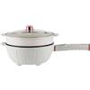 Frilla Pentola elettrica, Padella in Ceramica Antiaderente Aggiornata 41 × 28 × 15 cm, Padella universale, Multifunzione Padella Elettrica 4L - PANMAX
