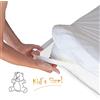 Twillie - Coprimaterasso 60 x 120 impermeabile con 4 fasce elastiche - Certificato Oeko Tex® - Ultra sottile, ultra resistente, ultra morbido - coprimaterasso 100% jersey - traspirante e assorbente,