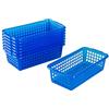 Kigima Cestino per Uso Domestico Cestino Multiuso in 20x10x5,5 cm (Blu, 0,7l (8 Pz))