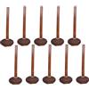 Quisiete Cucchiaio da zuppa di legno artigianale Ramen giapponese da 8,5 pollici Set di utensili in legno per cucina, cucchiaio da pentola calda in legno 10 pezzi