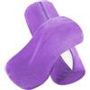 Prasacco 2 federe per cuscino cervicale, 40 x 15 cm, per cuscino cervicale, colore viola, con chiusura lampo, per cuscini in memory foam e ruote cervicali