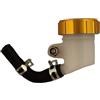 One by Camamoto | Serbatoio Olio Freni Posteriore Universale con Tappo in Alluminio CNC Oro per Moto Honda, Yamaha, Suzuki, Kawasaki, BMW, Aprilia e Altro
