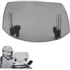 Tissting Parabrezza Moto, 29x22cm Parabrezza Estensione Universale con Clip