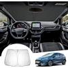 GAFAT [Upgrade] GAFAT Compatibile con Ford Fiesta ST MK8 2017-2024 2025 Parasole Parabrezza interno, Accessori Fiesta MK8 Protezione Solare, Raffreddamento, Protezione UV