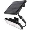 EMOS - Lampada solare LED SUNNO per esterni con sensore di movimento - Lampada da parete solare per casa/giardino con cavo da 1,8 m - Portata sensore 120° 6m - 3 modalità di luce, luminosità max. 1300