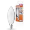 OSRAM Lampada LED classica di stella LED per presa E14, forma di candela, FR, lume 806, bianco freddo, 4000k, sostituzione per lampadine da 60w convenzionali, non dimmerabile, 6 pacchetti