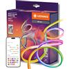 LEDVANCE SMART WIFI NEON FLEX MGC RGB RC strisce LED colorate per uso esterno con tecnologia WiFi e distribuzione omogenea della luce; dimmerabile; bianco; silicone; 3 m; lampadina non sostituibile