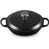 Le Creuset Tegame basso Evolution in ghisa vetrificata, Rotondo, diameter 26 cm, Nero Mat, 21180260002430