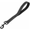 Teaaha Guinzaglio per cani di piccola taglia, 38,1 cm, corto, resistente, resistente alla masticazione, in nylon, riflettente, con manico imbottito e clip girevole a 360°, resistente, per razze piccole,