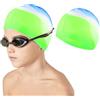 Dozylive Cuffia Piscina Bambini 4-12 Anni in Silicone, Cuffie Nuoto Ragazzi, Cuffie Piscina Bambini Comode, Impermeabili per Capelli Lunghi o Corti, Cappello da Bagno Morbido Swimming Caps